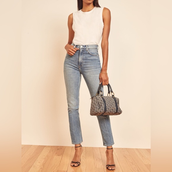 Reformation Denim - Reformation Liza Ultra High Rise Straight Jeans